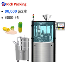 High Speed 900KG Automatic Capsule Filler For Wide Range 000-5 Capsules 90000 pcs/h