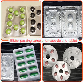 Al Pvc Tablet Capsule Automatic Pharmacy Blister Packing Machine