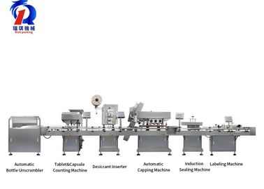 Fully Automatic 16 Channel Tablet Counting And Capping And Cap Screwing Production Line