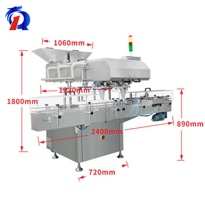 rq-dsl-16H hoge nauwkeurigheid 99,98 automatische elektronische capsule tablet telmachine