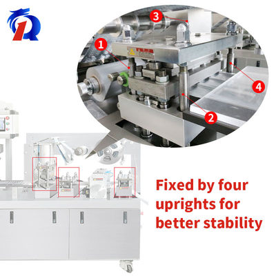 160R With Emergency Stop Device Pill Capsule Automatic Blister Packing Machine