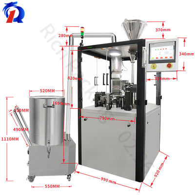 NJP 1500 Pill Filler Machine Pharmaceutical Pellet Capsule Filling Machine