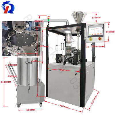 Stainless Steel 1500pcs/Min  NJP Pharmaceutical Pellet Capsule Filling Machine