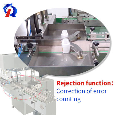 Contador de botella de cápsula de máquina de conteo automático electrónico de garantía de 2 años de 16 carriles