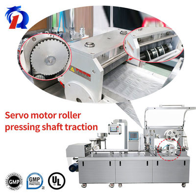 Dpp 260r Pill Tablet Blister Packaging Machine Untuk Farmasi Auto Servo Motor