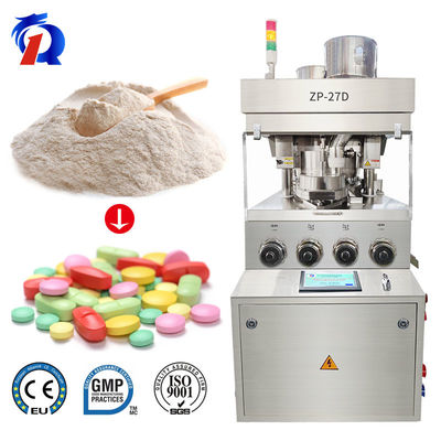 27D Pill Press Machine Tablet 25mm Automático Doble Rotatorio 55000 Pcs/H