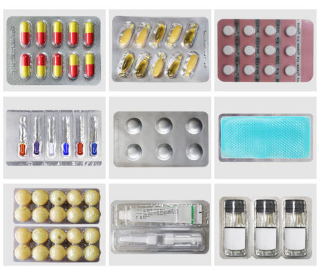 Macchina della bolla della compressa della capsula della farmacia dell'imballaggio della bolla di Alu Alu