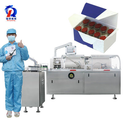 120W Automatic Box Packing Machine High Speed 125 Boxes/Min Horizantol Cartoner