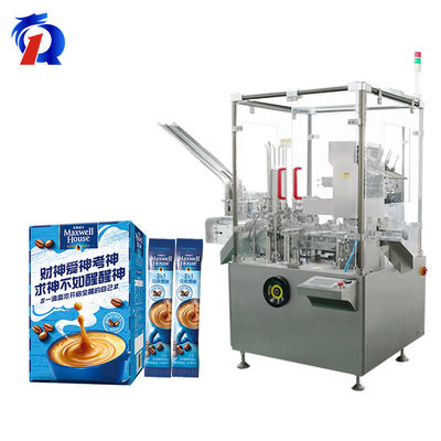 120L Vertical Automatic Box Packing Machine For Biscuit Box Carton