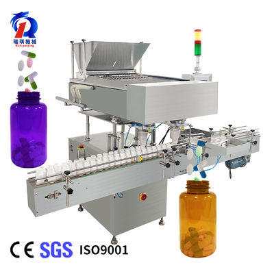 Electric Tablet Capsule Counting Machine Counter High Speed 70 - 80 Bottles/Min