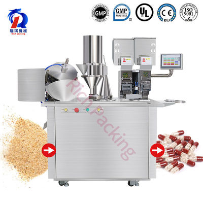 Semi Auto Capsule Filling Machine With Double Loader 30000 PCS/H