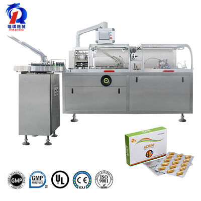 Automatic Box Cartoning Machine For Blister Plate Medicine Syrup