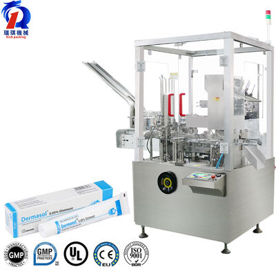 Small Vertical Box Cartoning Machine Fully Automatic For Bottle Tube