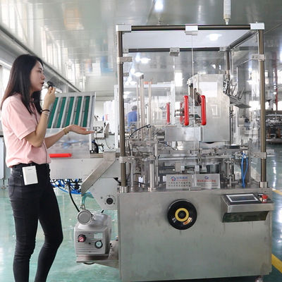 Automatic Box Packing Cartoning Machine For Pharma