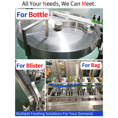 125 Carton / Min Full Automatic Bottle Cartoning Machine