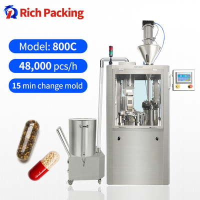 Capsule Filling Machine Automatic Njp 800 High Speed Powder Pellet