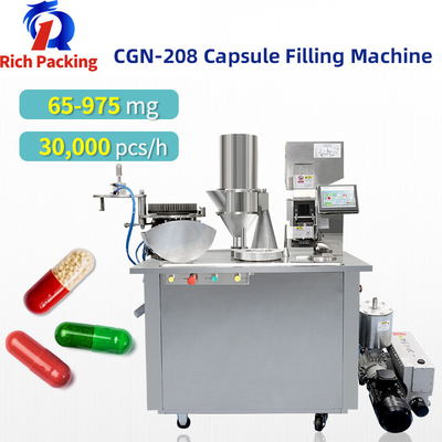 Machine de remplissage semi-automatique de capsule pour la longue durée de vie de granule de granule