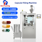 Machine automatique de remplissage de capsules en poudre de comprimés gel, machine de fabrication de capsules de médicaments