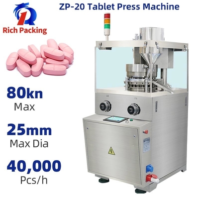 Zp 20 Tablet Making Machine Automatic Pharmaceutical High Speed ​​40000 Pcs/H