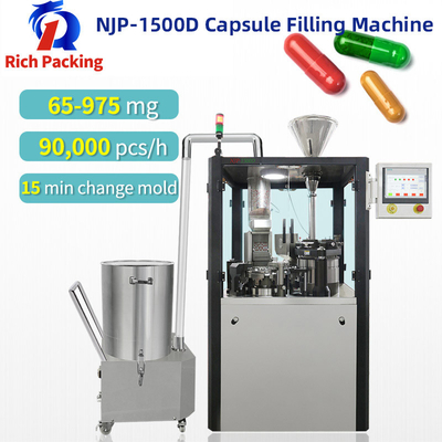 Máquina automática de llenado de cápsulas de polvo de gelatina Filling Machinery Pharma