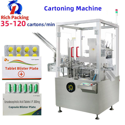 Automatic Cartonator Packing Machine , High Speed Tablet Packing Machine