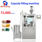 72000 Capsules / Hour Automatic Capsule Filling Machine Size 000 00