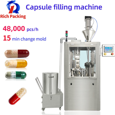 Piccola riempitrice automatica per capsule Taglia 00 0 1 2 3 4 Macchina per capsule di gel