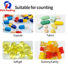 Capsule Pill Tablet Counting Machine 8 Channel Automatic 50 Bottles/Min