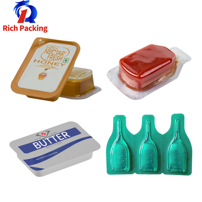 Automatic Blister Packing Machine Liquid Olive Oil Jam Sauce Ketchup Honey Butter Cheese Paste Marmalade Chocolate