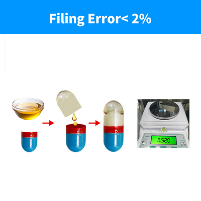 Machine de remplissage de remplisseur de capsule pharmaceutique automatique pour l'huile liquide