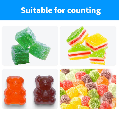 Gummy Bear Counting Machine Soft Candy Sweets Counter Auto High Speed