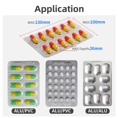 Tablettenkapsel-Pillen-Blister-Verpackungsmaschine Pharmazeutische Automatik