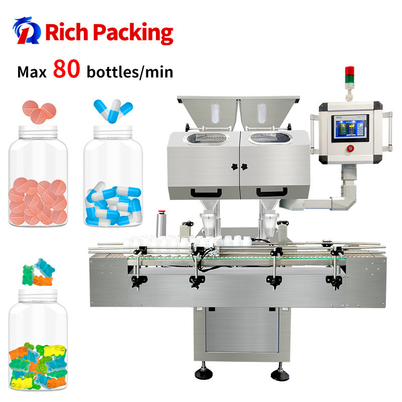 High Efficient Automatic Counting Machine Tablet Counter 2200*1400*1680mm Dimension