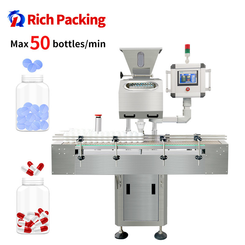 8 channel Professional Capsule Automatic Counting Machinery / Capsule Counter