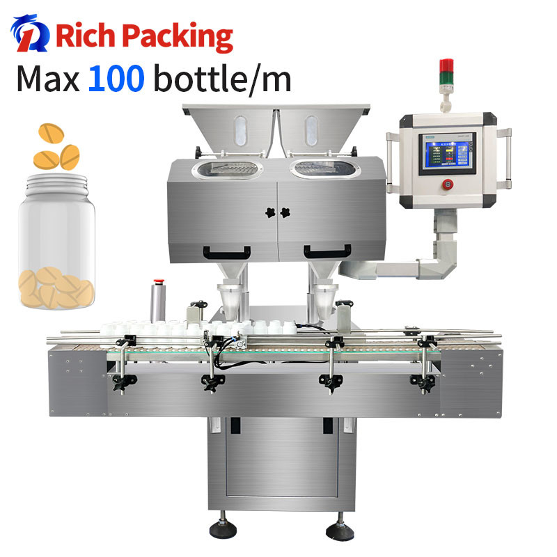 Tablet Capsule Automatic Counting Machine, Pill Counter And Bottle Filling Machine