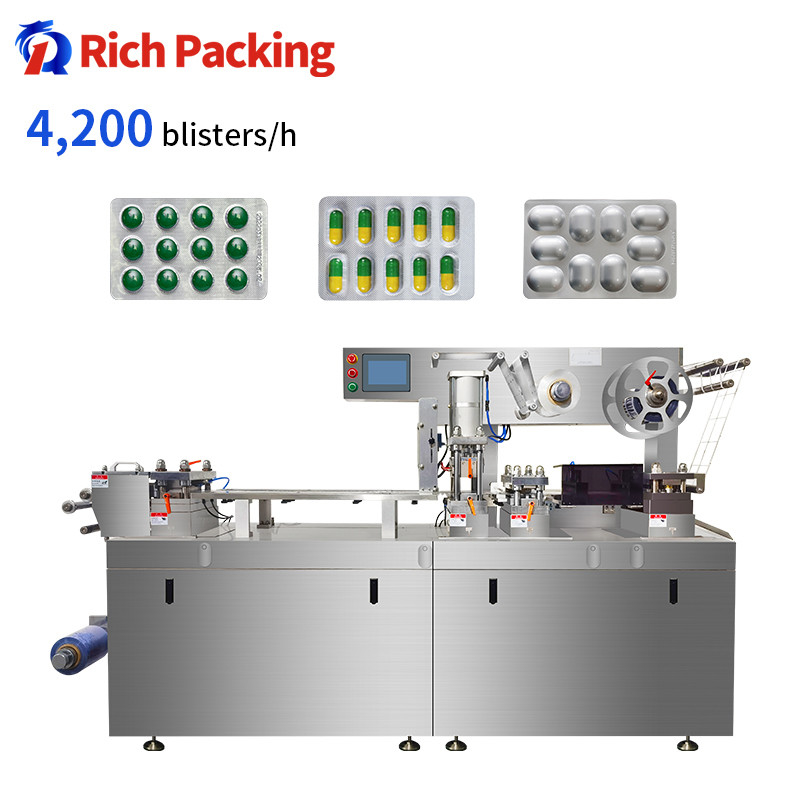 DPP160pro Capsule Tablet Blister Packing Machine Automatic Aluminum Plastic