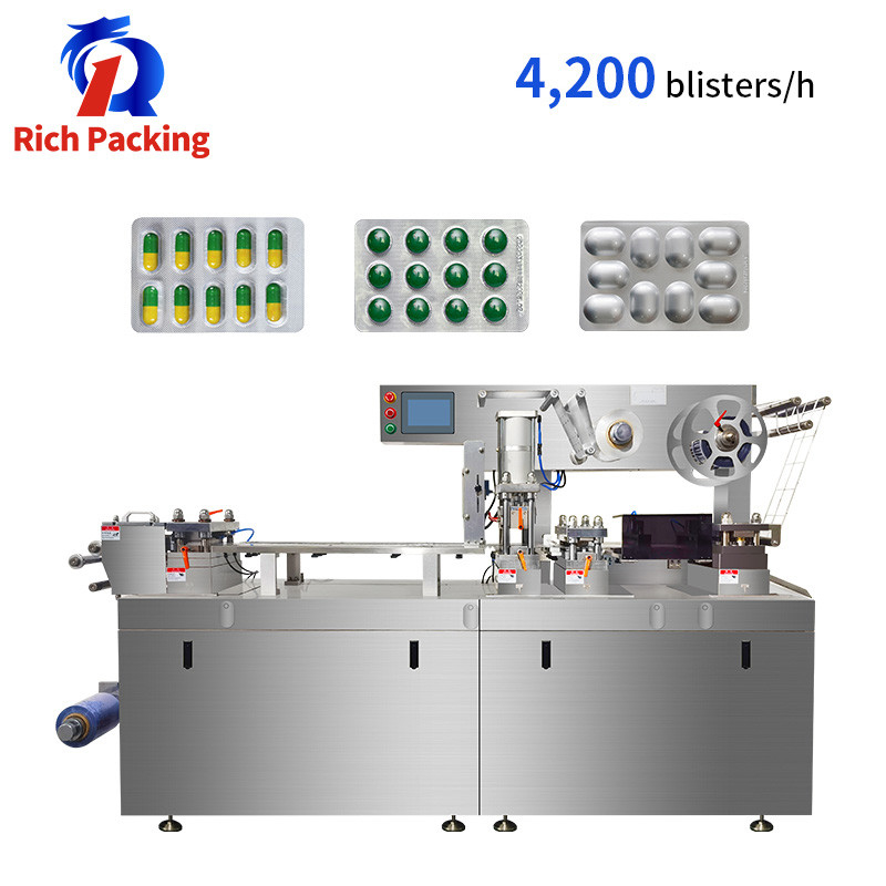 Tablet Blister Packing Machine High Speed Medical Thermoforming Packaging Capsule