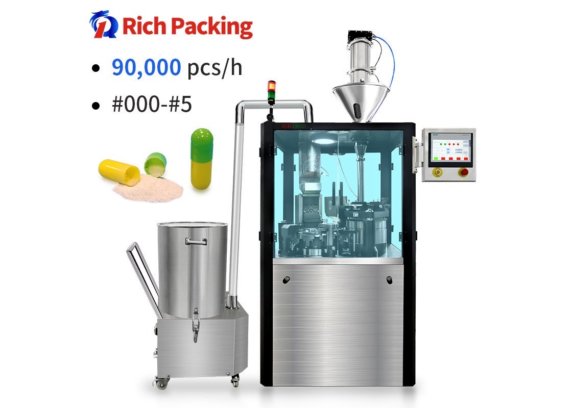 CE Certified Capsule Filling Machine For Pharmaceutical Nutraceutical And Vitamin Manufacturing