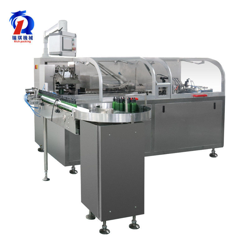 220/380V Box Packing Machine , Automatic Carton Machine Connect With Blister Machine