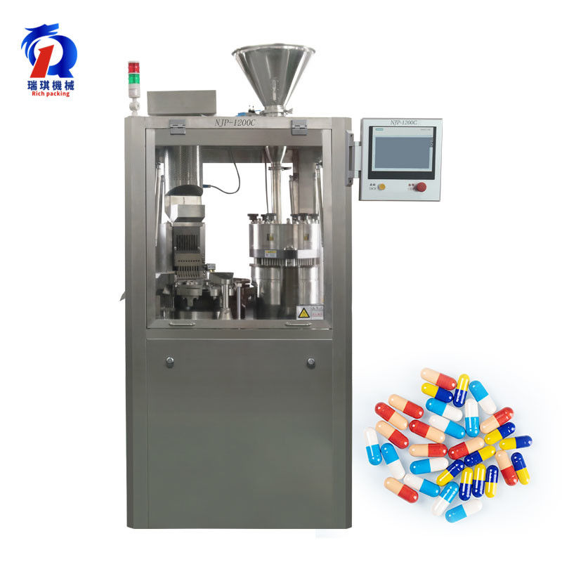CE Automatic Pharma Capsule Filling Machine / Gelatin Capsule Making Machine