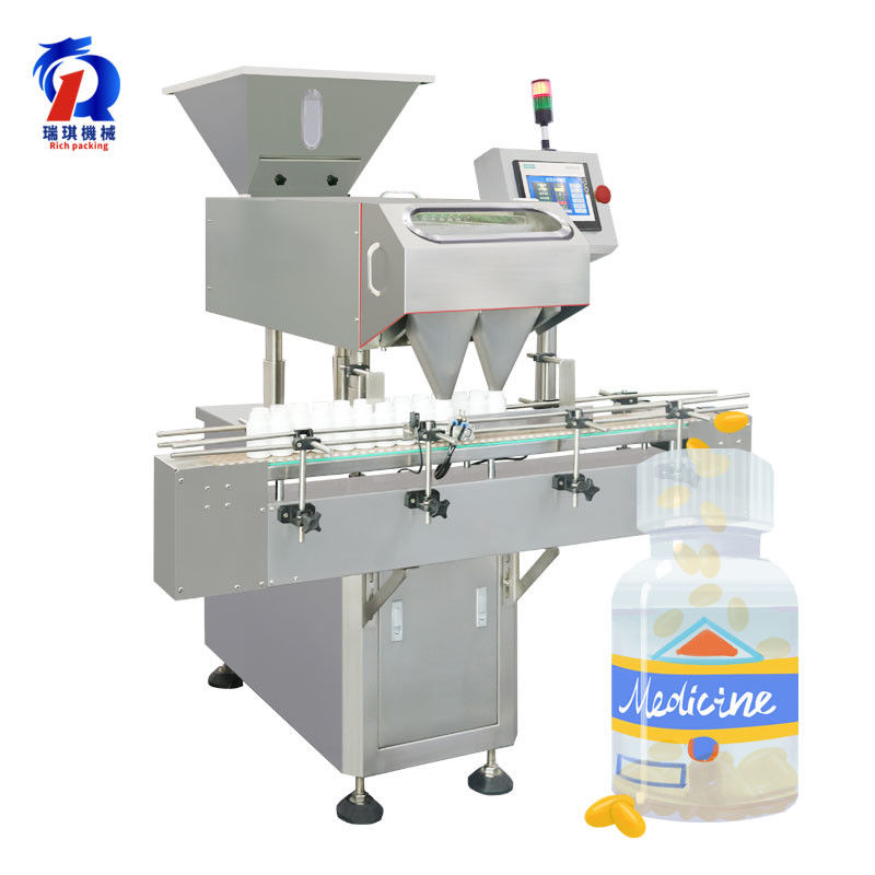 RQ-DSL-12 Multistage Vibration Automatic Supplements Tablets Counting Machine