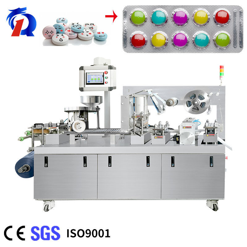 160R With Emergency Stop Device Pill Capsule Automatic Blister Packing Machine