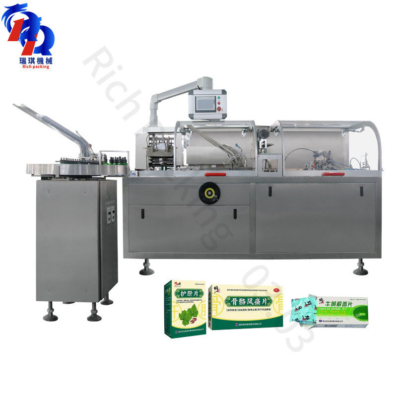 High Speed Production Full Automated Paper Box Packing Cartoning Machinery