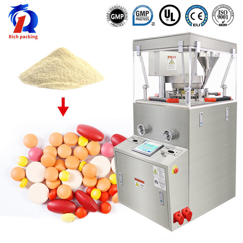 Zp17 Tablet Pill Press Machine With Mini Size For Pharmaceutical