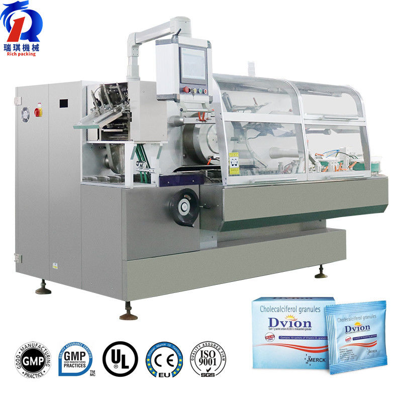 Box Cartoning Packing Machine Automatic  Horizontal For Blister Sachet