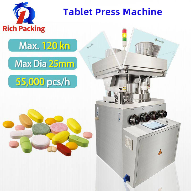 Convenient To Change Mold Zp 27D 120kn Large 25mm Tablet Press Machine