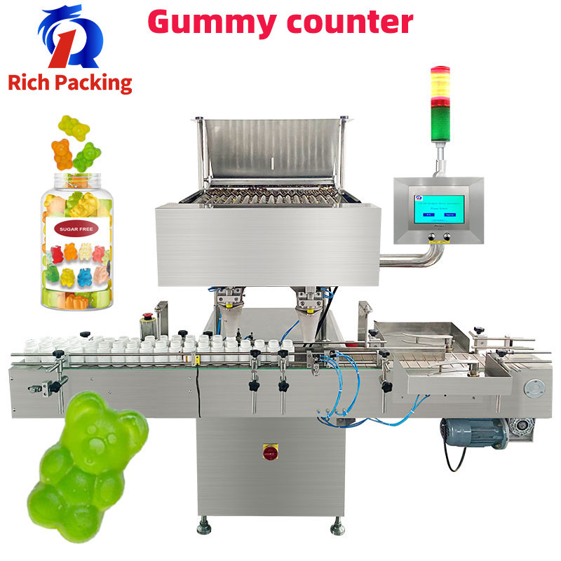 Auto Gummy Bear Soft Candy Sweets Counter Counting Machine High Speed