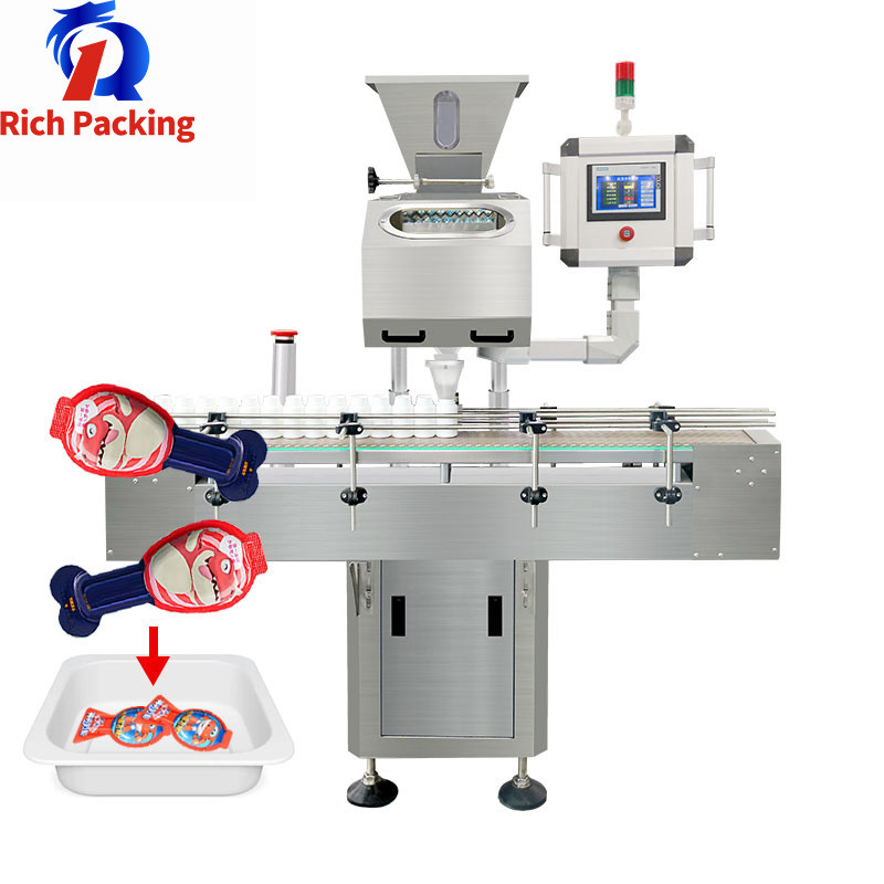 Jelly Lollipop Cheese Stick Fully Automatic Counting Machine Customized