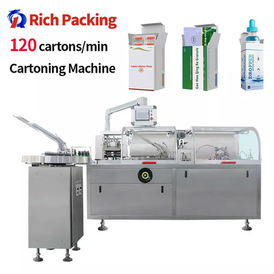Automatic Cartoning Machine Packaging Sachet Blister Sheet Bottle Tube