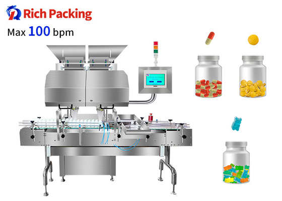 RQ-16H Tablet Counting Machine High Speed Automatic Capsule Counter Bottling Gummy